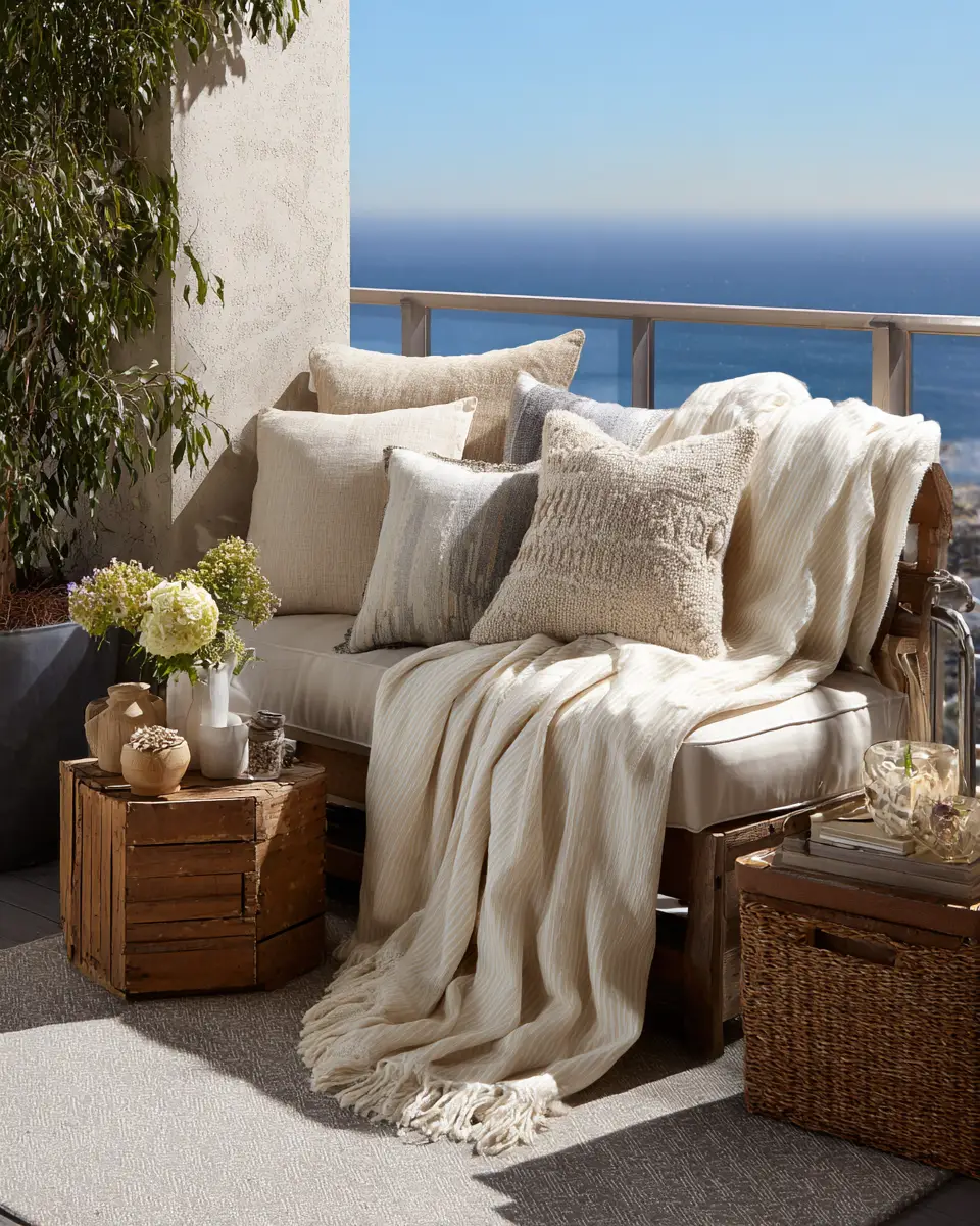 Ivory Balcony Decor Ideas