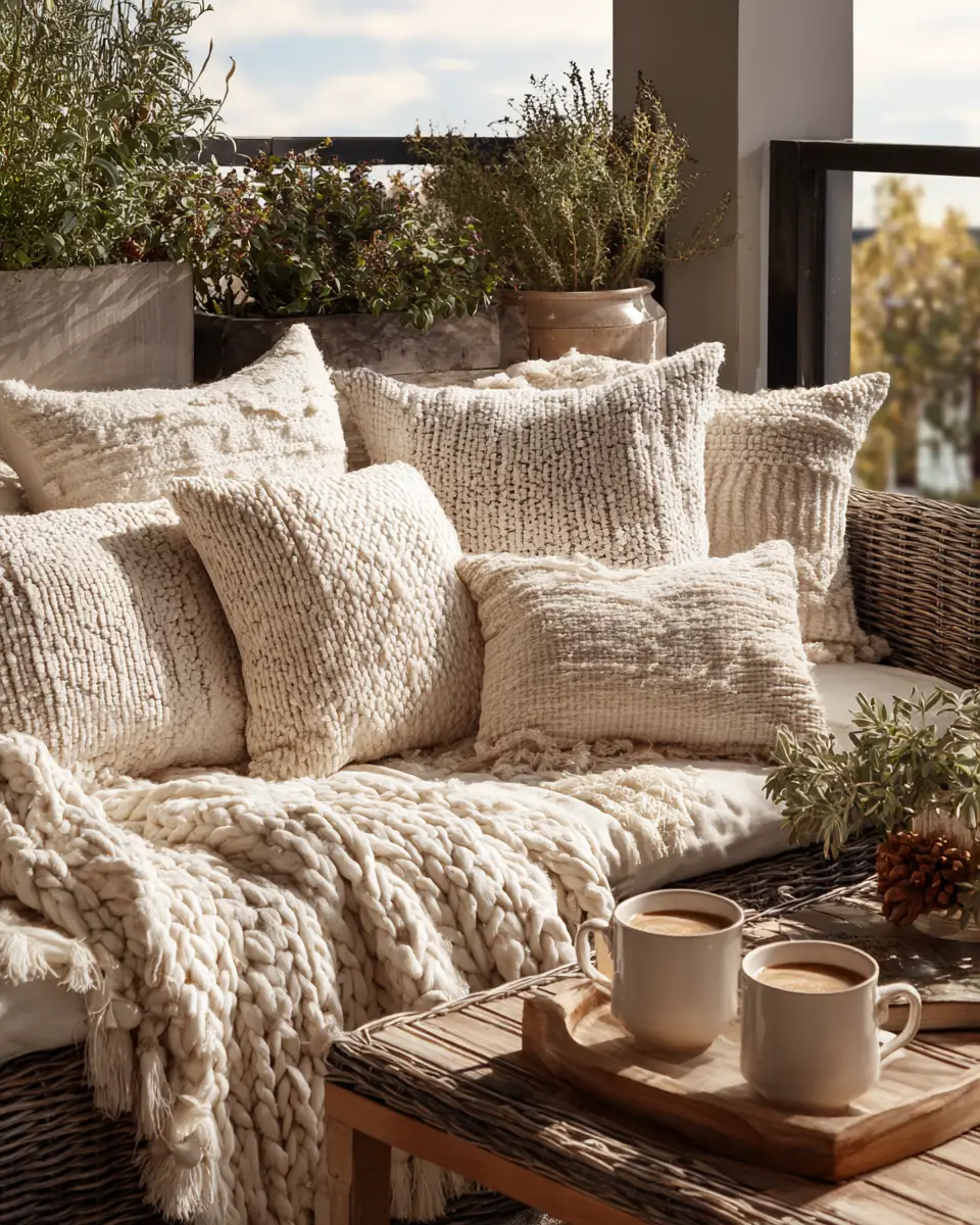 Ivory Balcony Decor Ideas