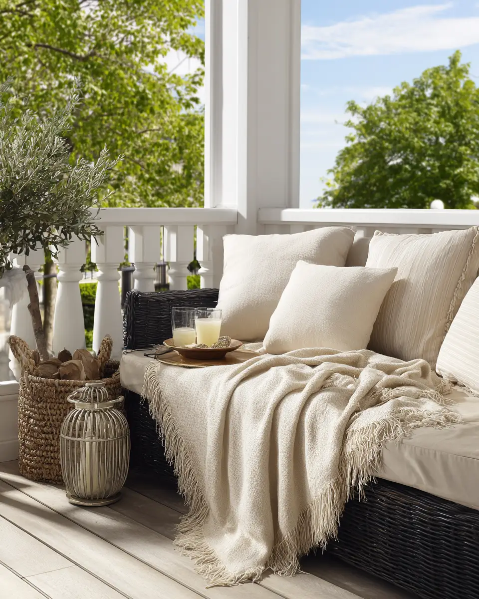 Ivory Balcony Decor Ideas