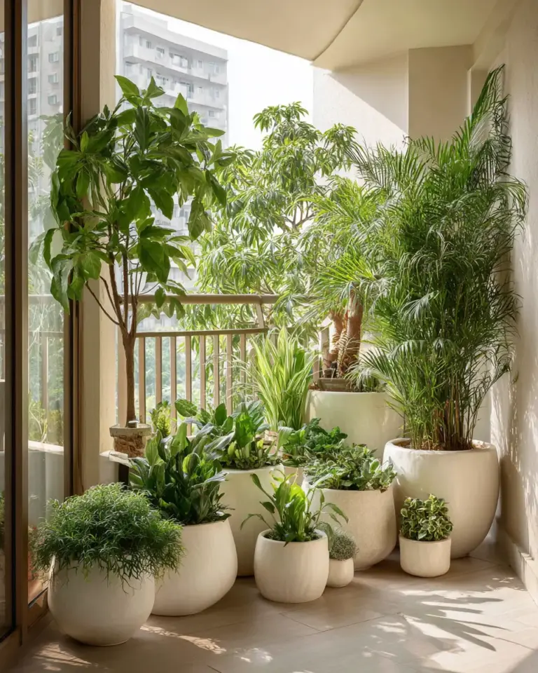 Ivory Classic Balcony Decor Ideas - Featured