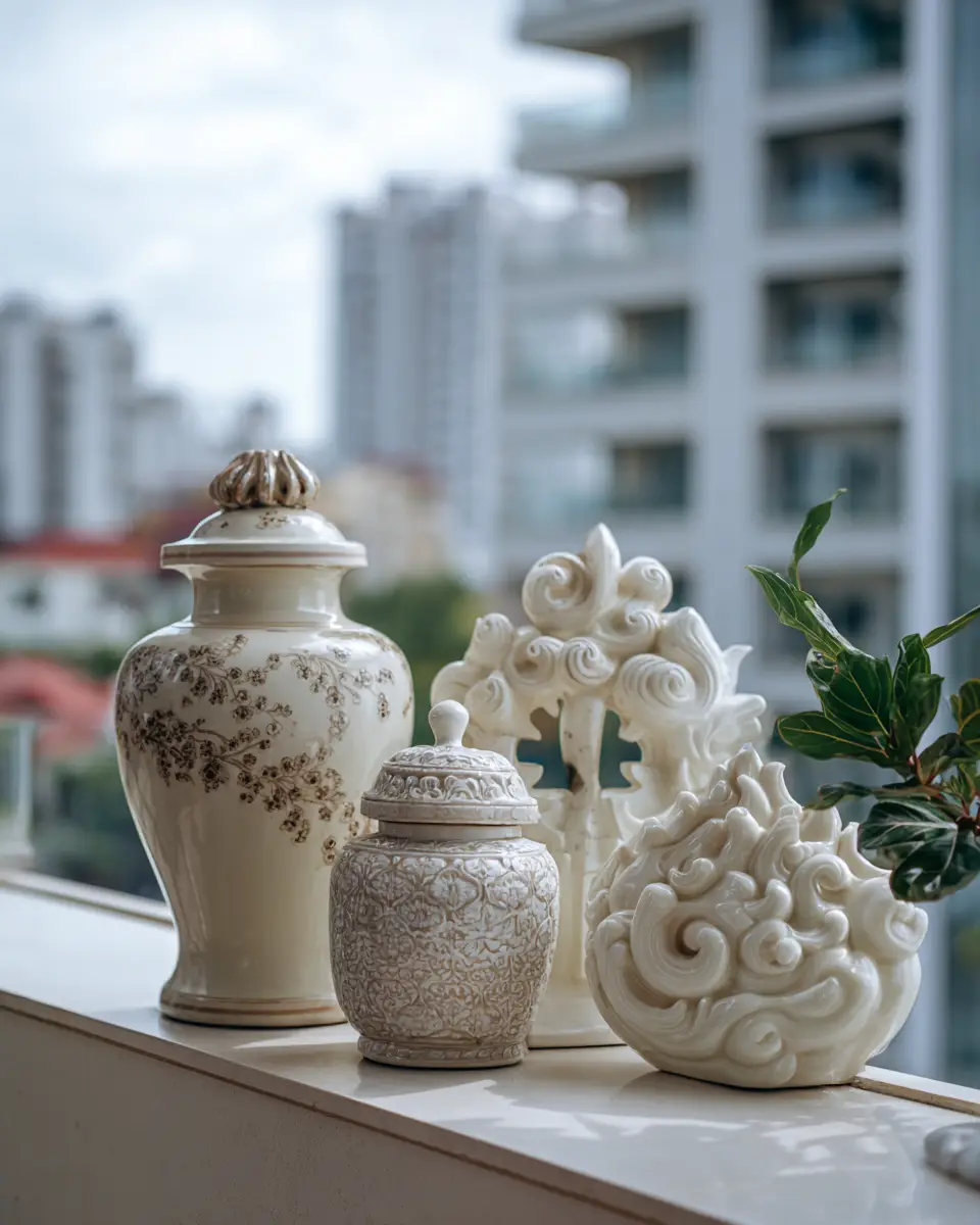 Ivory Classic Balcony Decor Ideas