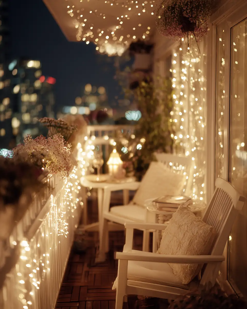 Ivory Classic Balcony Decor Ideas