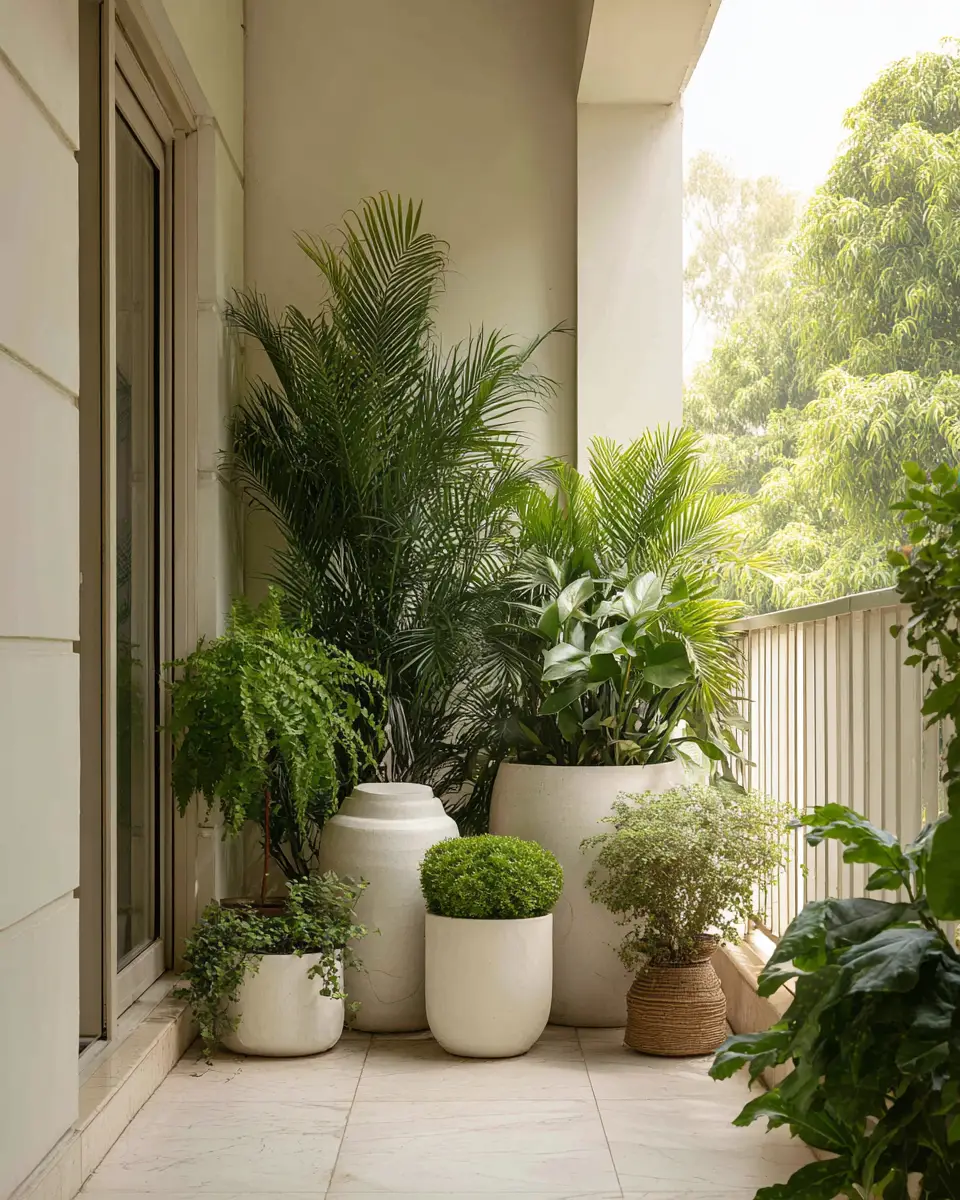 Ivory Classic Balcony Decor Ideas