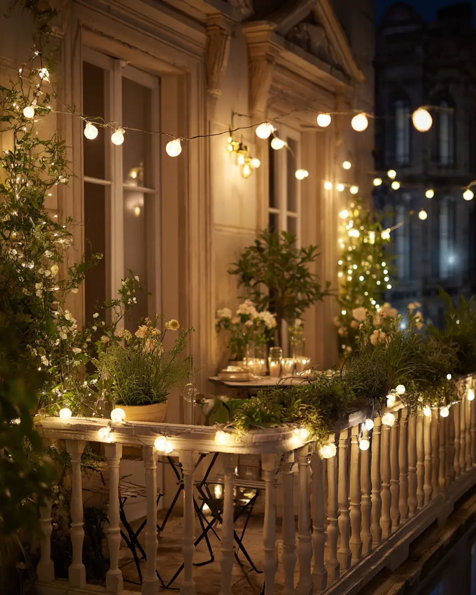 Ivory Classic Balcony Decor Ideas