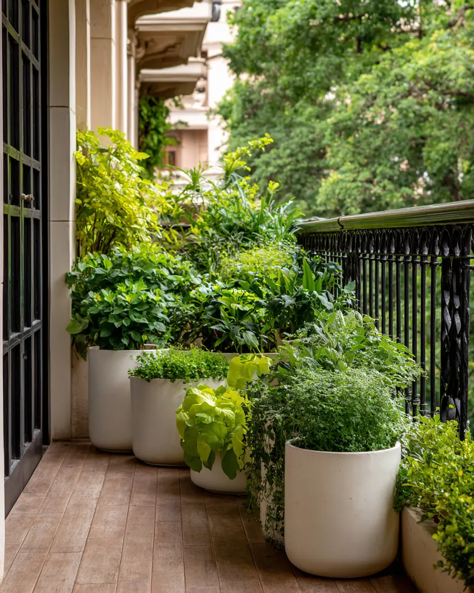 Ivory Classic Balcony Decor Ideas
