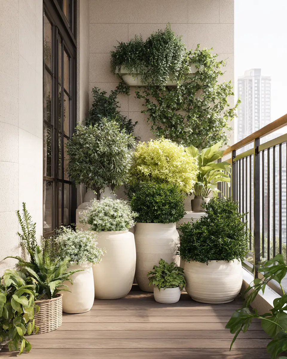 Ivory Classic Balcony Decor Ideas