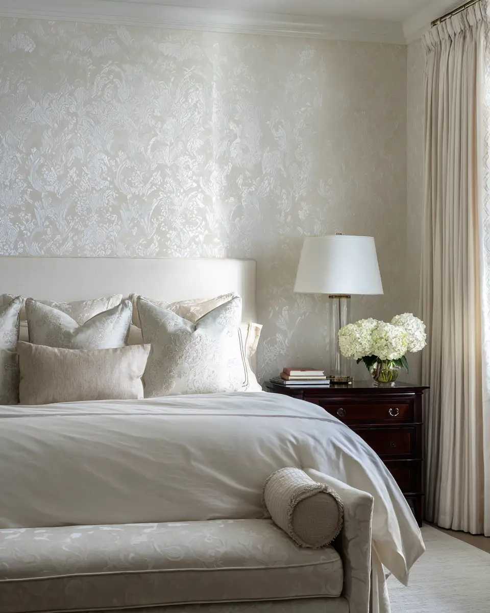 Ivory Classic Bedroom Decor Ideas