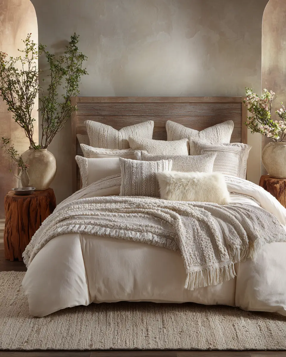 Ivory Classic Bedroom Decor Ideas