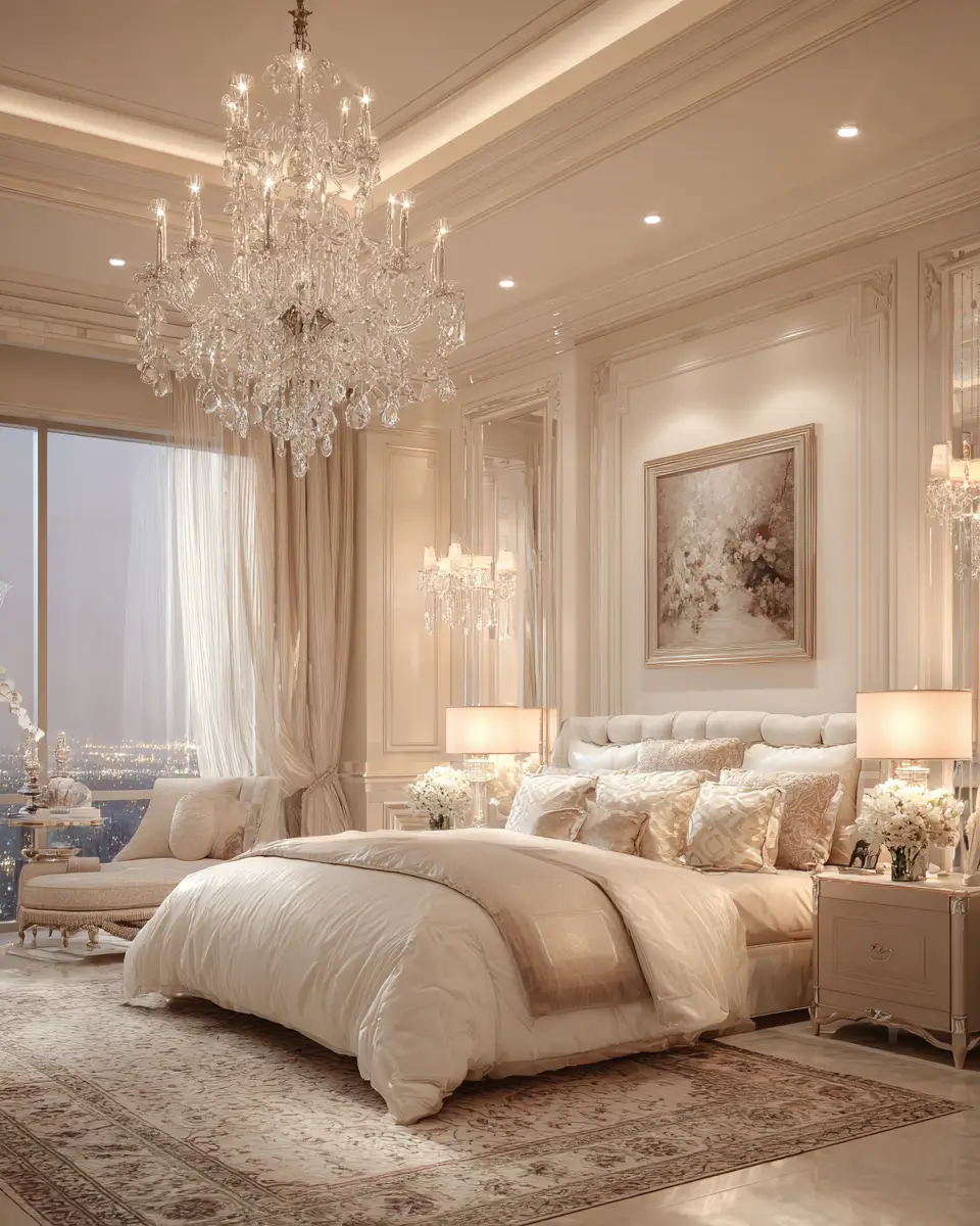 Ivory Classic Bedroom Decor Ideas