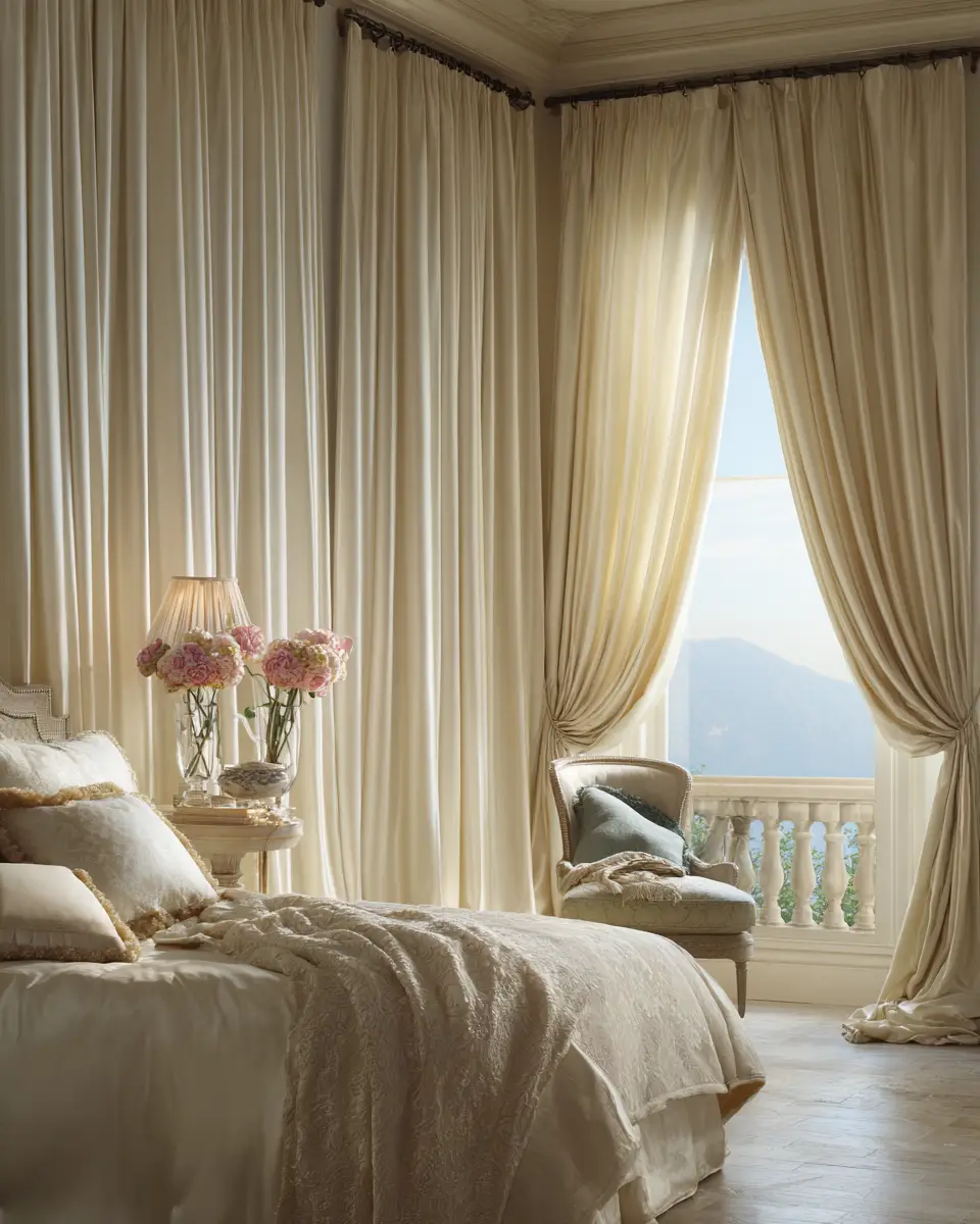 Ivory Classic Bedroom Decor Ideas