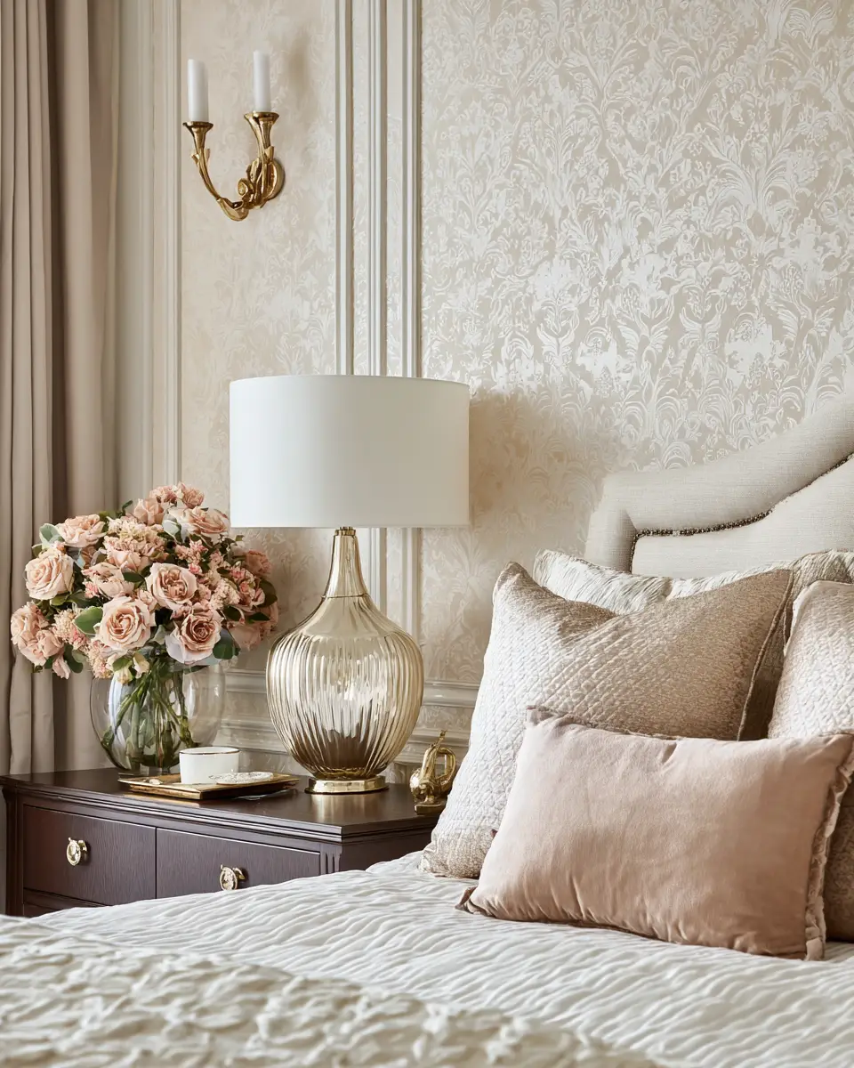 Ivory Classic Bedroom Decor Ideas