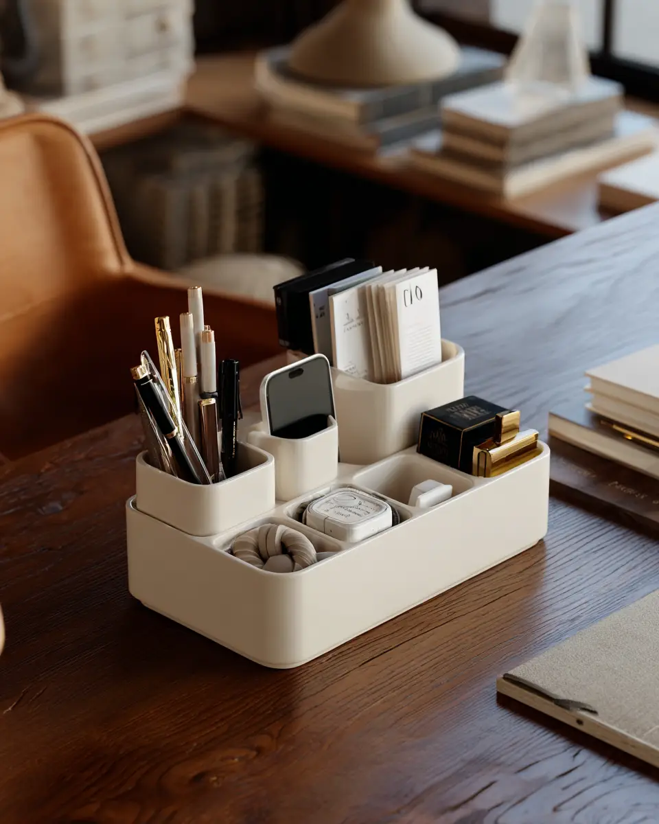 Ivory Classic Home Office Decor Ideas