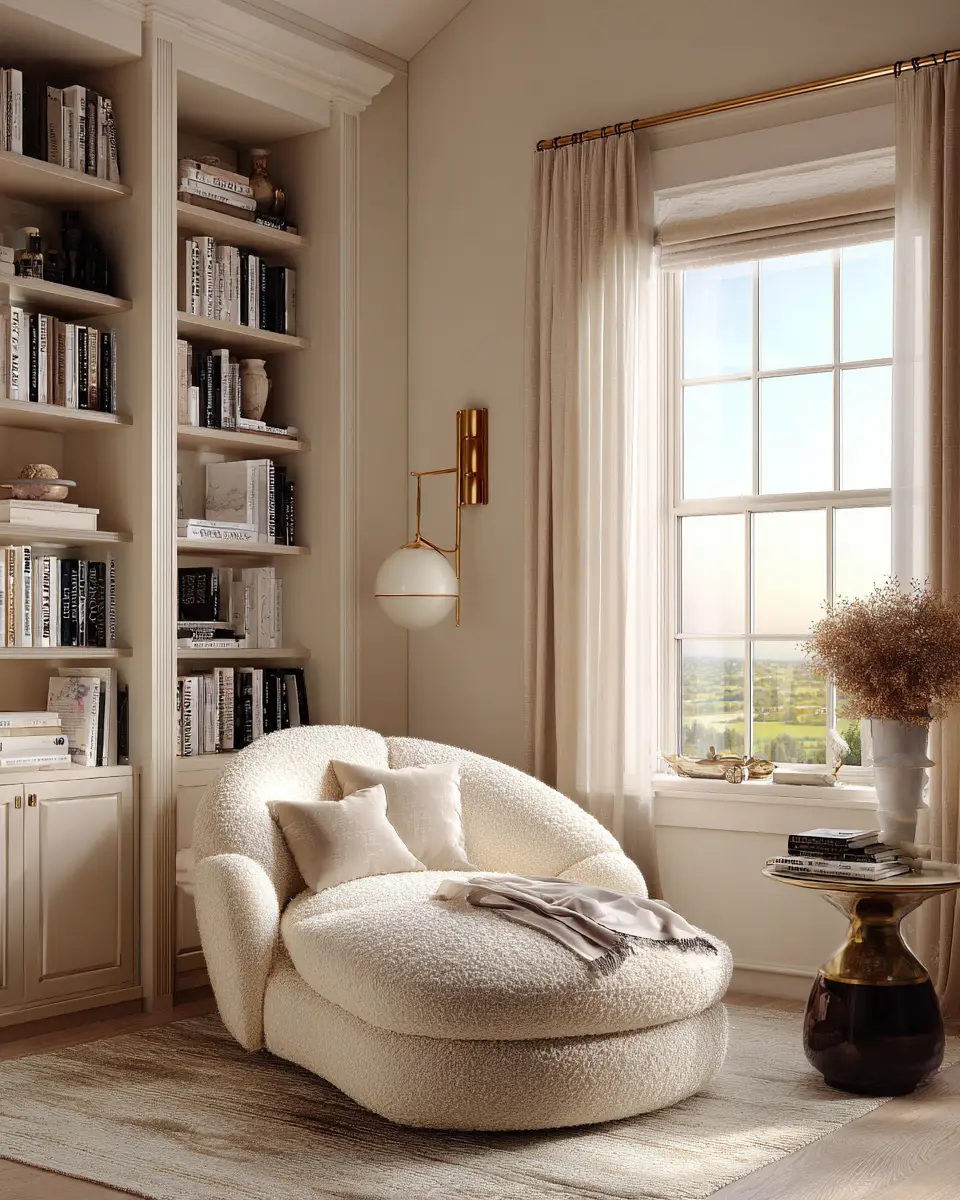 Ivory Classic Home Office Decor Ideas