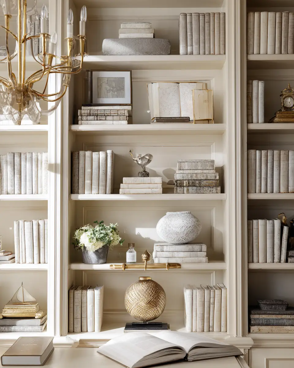 Ivory Classic Home Office Decor Ideas