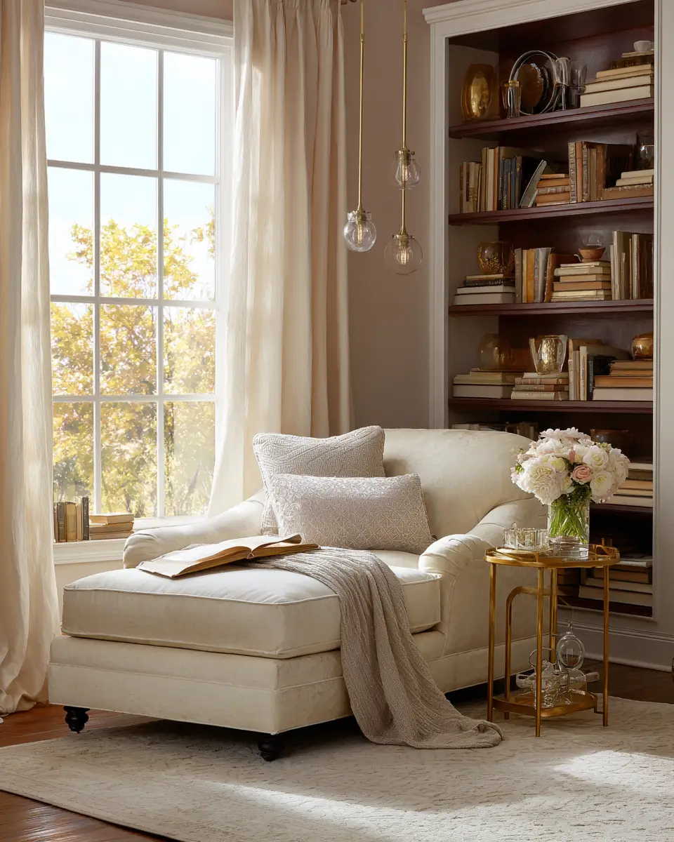 Ivory Classic Home Office Decor Ideas