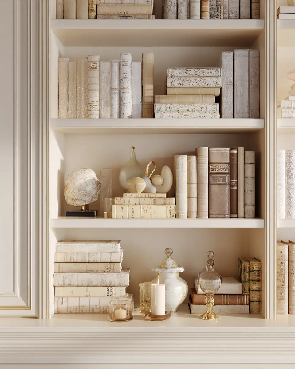 Ivory Classic Home Office Decor Ideas