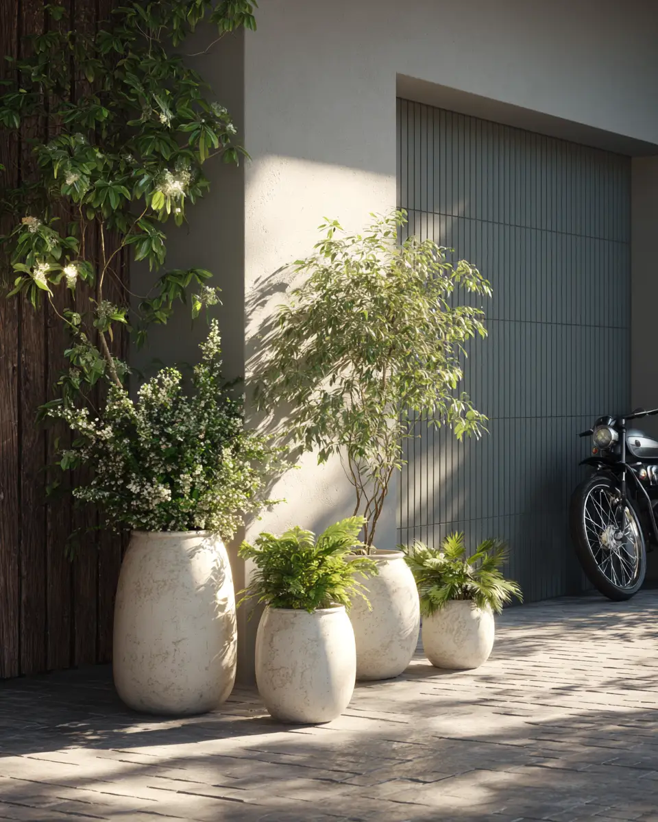 Ivory Contemporary Garage Decor Ideas