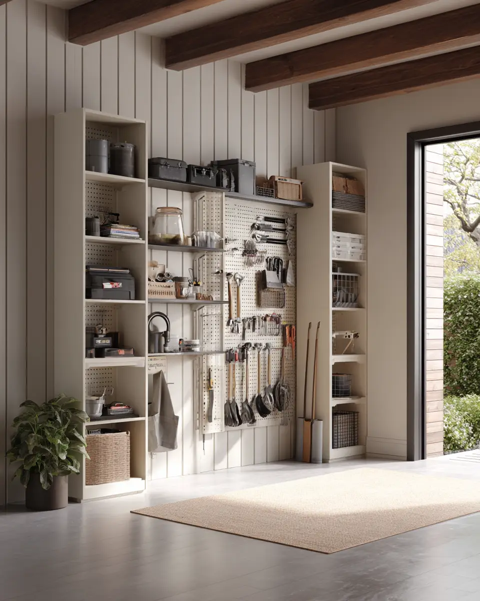 Ivory Contemporary Garage Decor Ideas