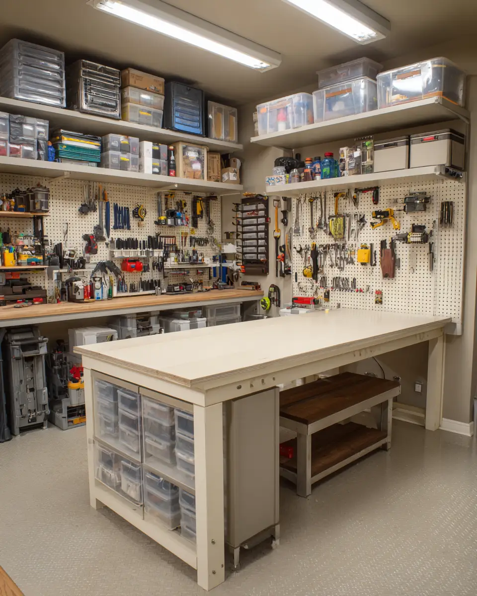 Ivory Contemporary Garage Decor Ideas