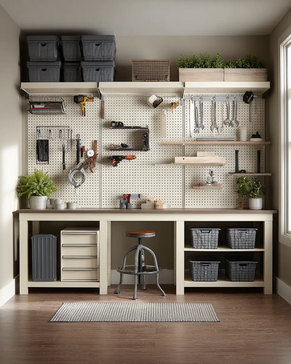 Ivory Contemporary Garage Decor Ideas