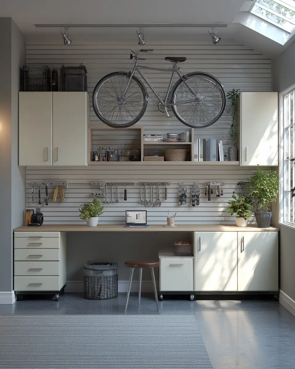 Ivory Contemporary Garage Decor Ideas