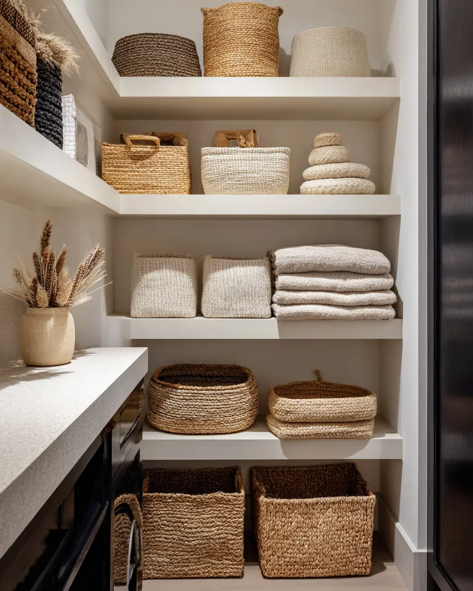 Ivory Contemporary Laundry Room Decor Ideas