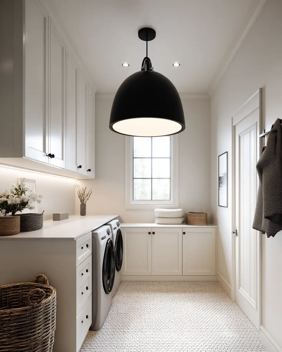 Ivory Contemporary Laundry Room Decor Ideas