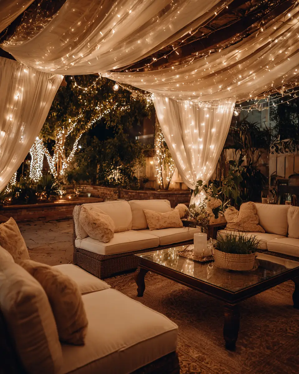Ivory Eclectic Patio Decor Ideas