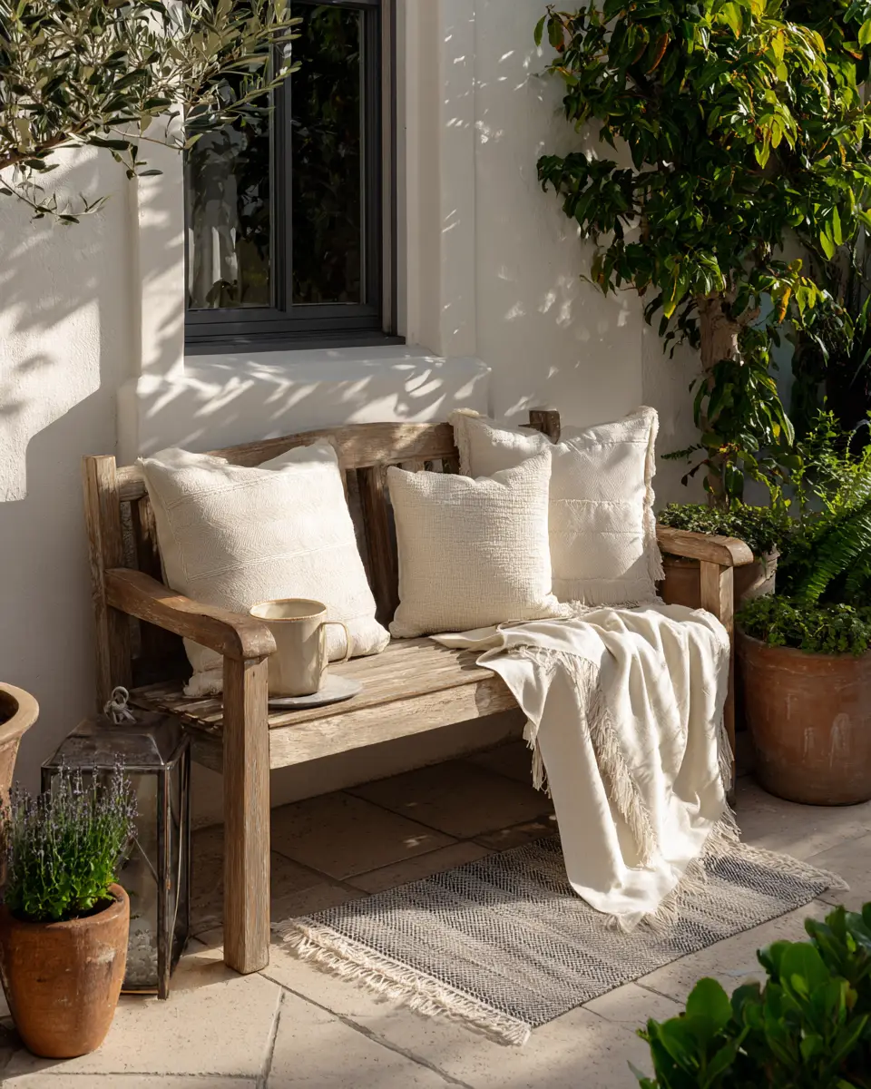 Ivory Eclectic Patio Decor Ideas