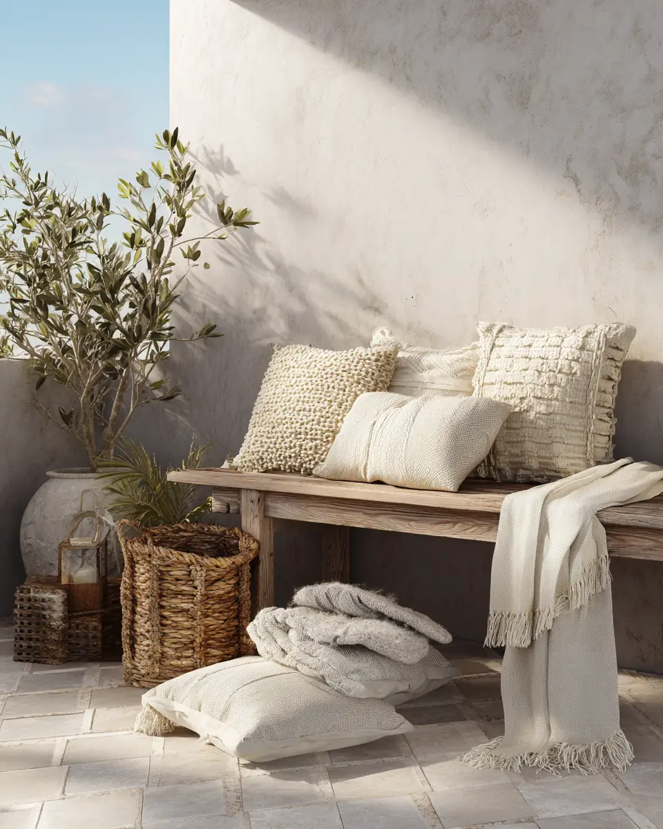 Ivory Eclectic Patio Decor Ideas