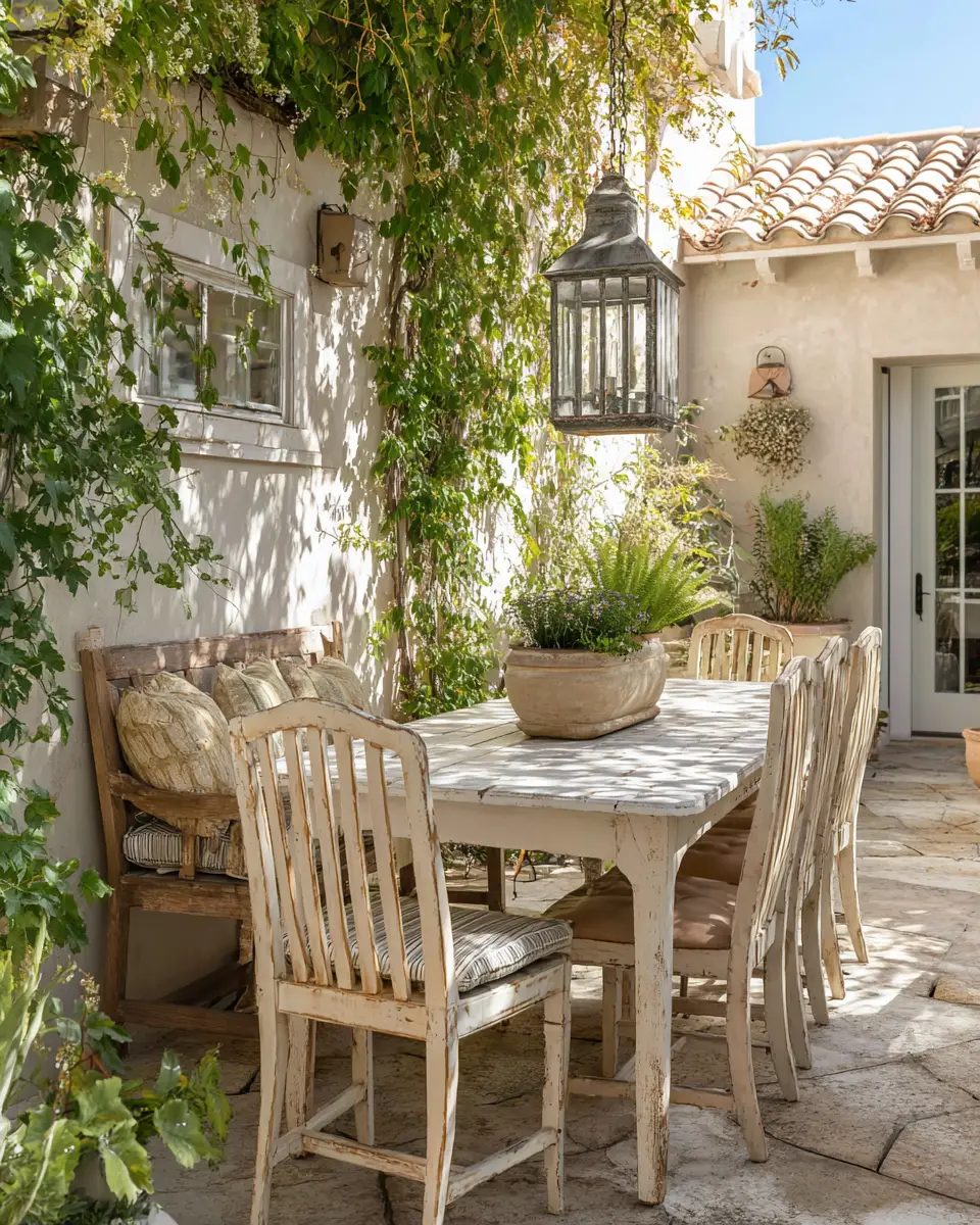 Ivory Eclectic Patio Decor Ideas