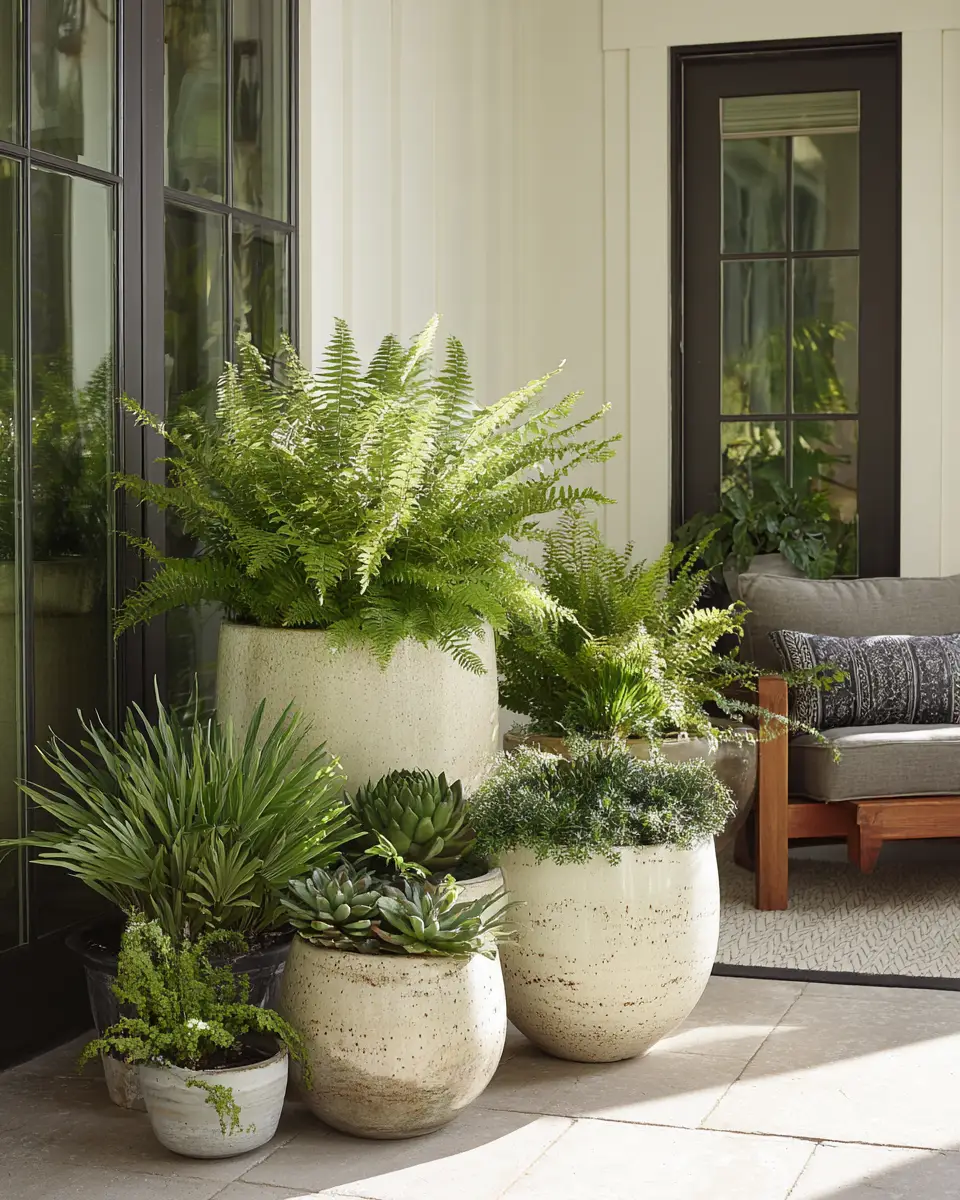 Ivory Eclectic Patio Decor Ideas