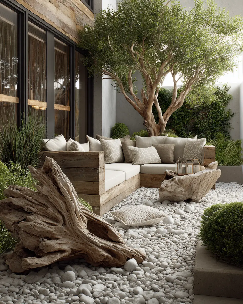 Ivory Eclectic Patio Decor Ideas