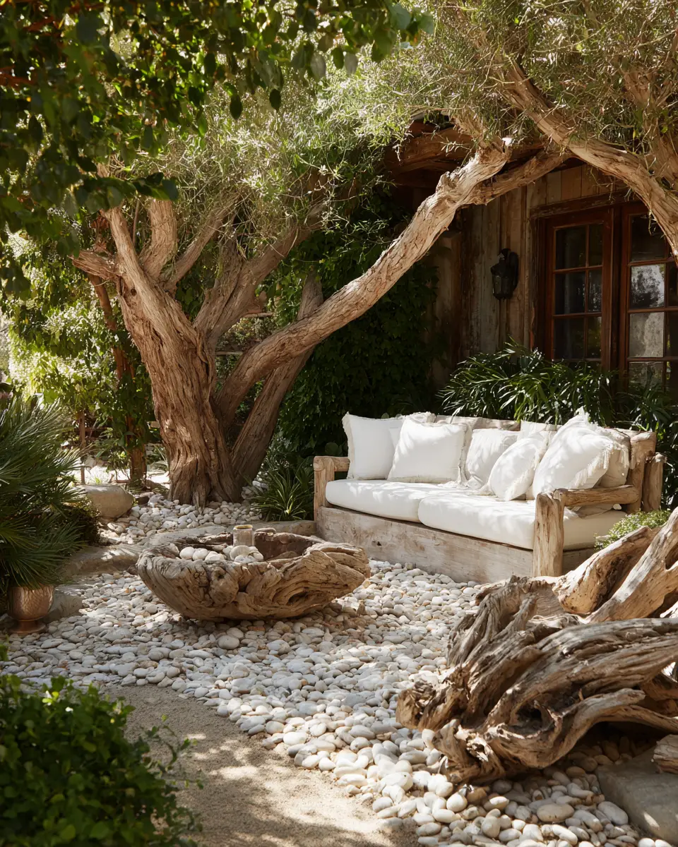 Ivory Eclectic Patio Decor Ideas