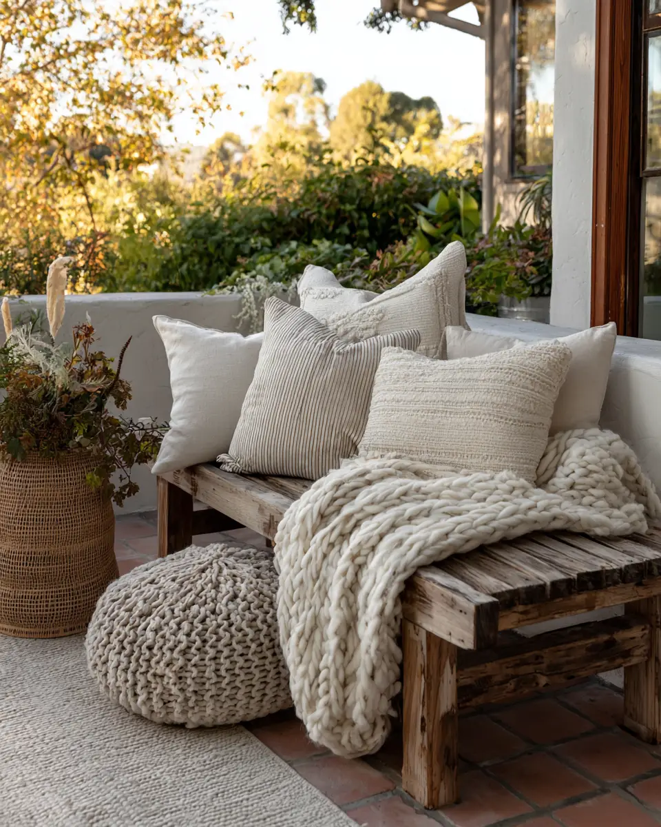 Ivory Eclectic Patio Decor Ideas