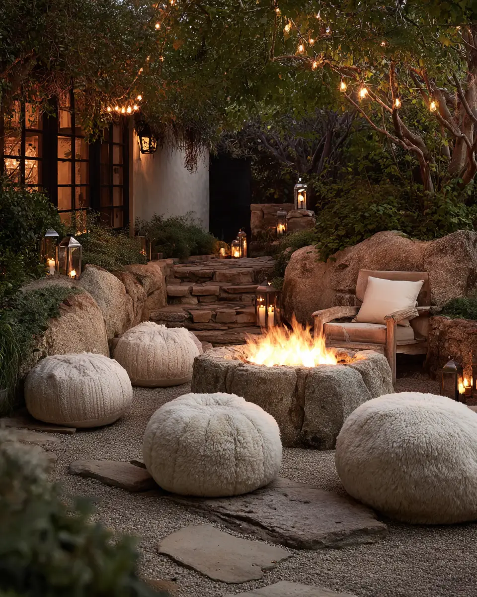 Ivory Eclectic Patio Decor Ideas