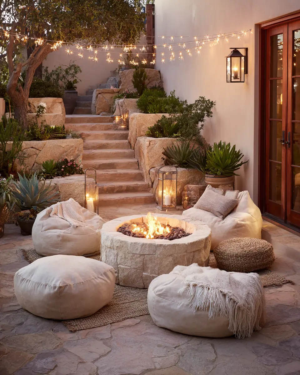Ivory Eclectic Patio Decor Ideas