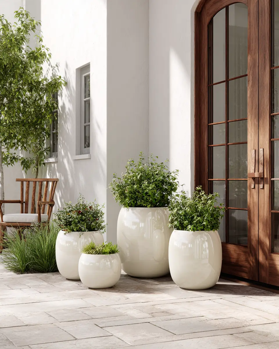 Ivory Eclectic Patio Decor Ideas
