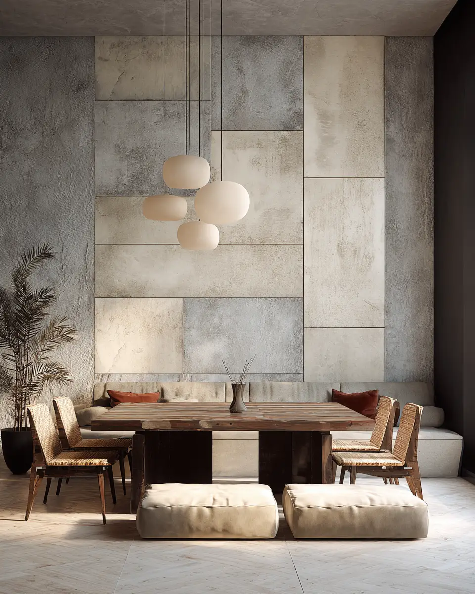 Ivory Industrial Dining Room Decor Ideas