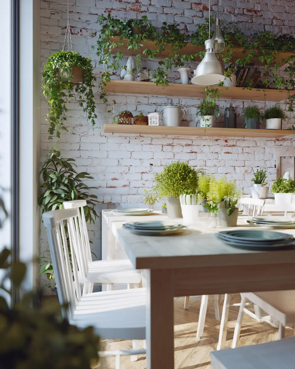 Ivory Industrial Dining Room Decor Ideas