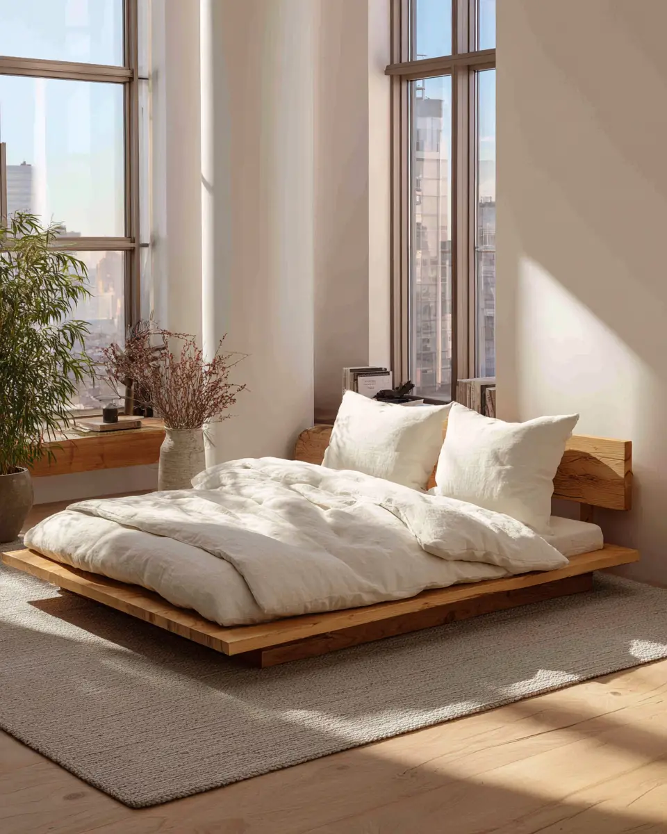 Ivory Japandi Bedroom Decor Ideas