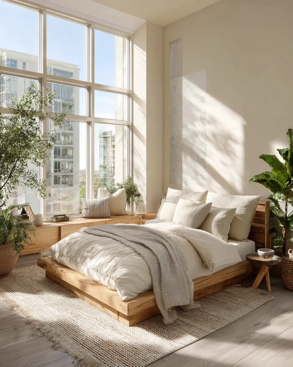 Ivory Japandi Bedroom Decor Ideas