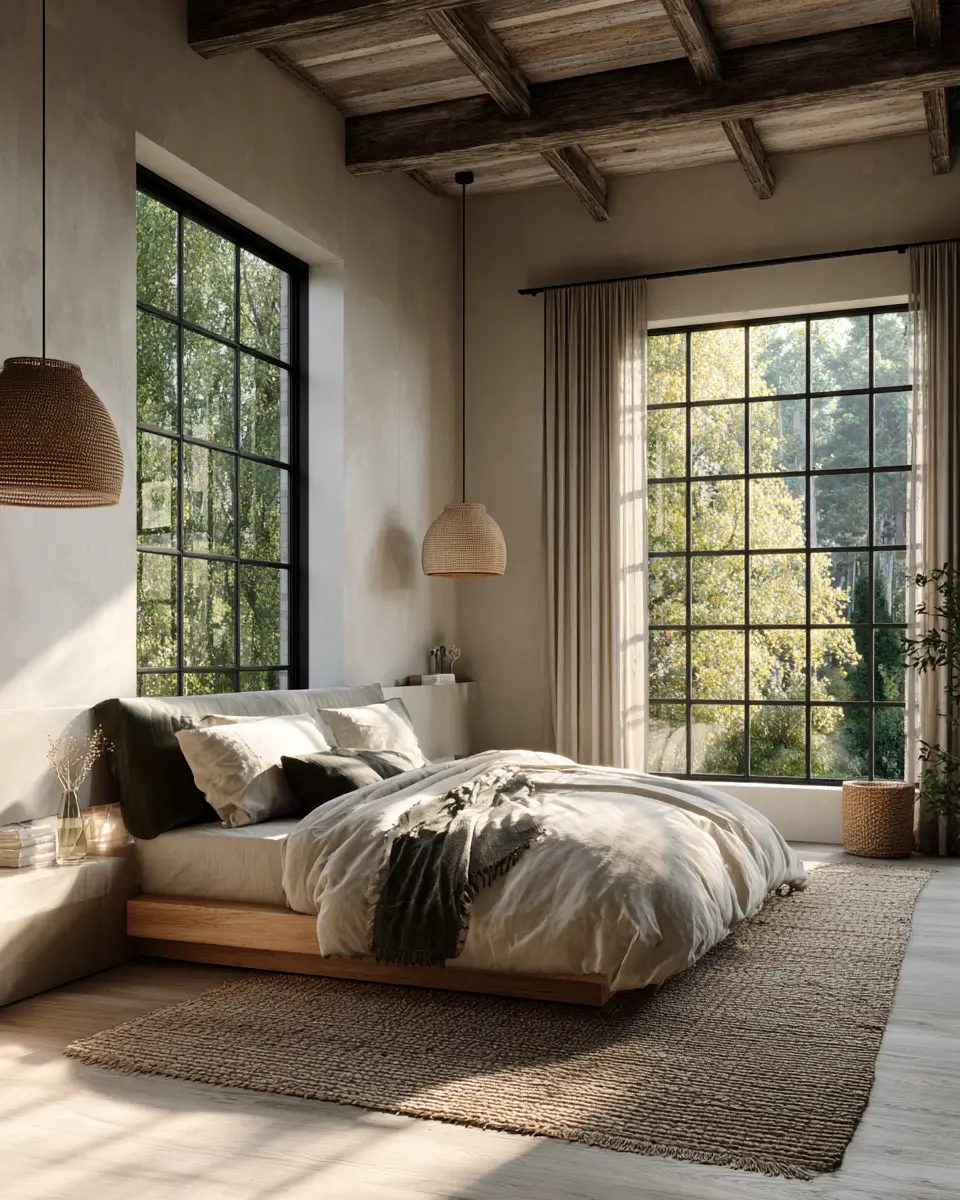 Ivory Japandi Bedroom Decor Ideas