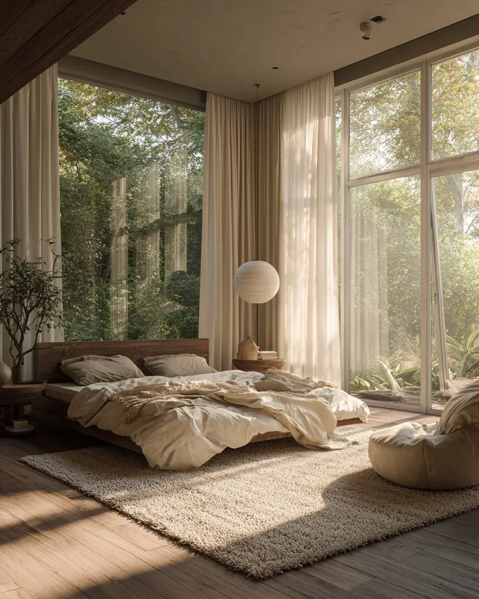 Ivory Japandi Bedroom Decor Ideas