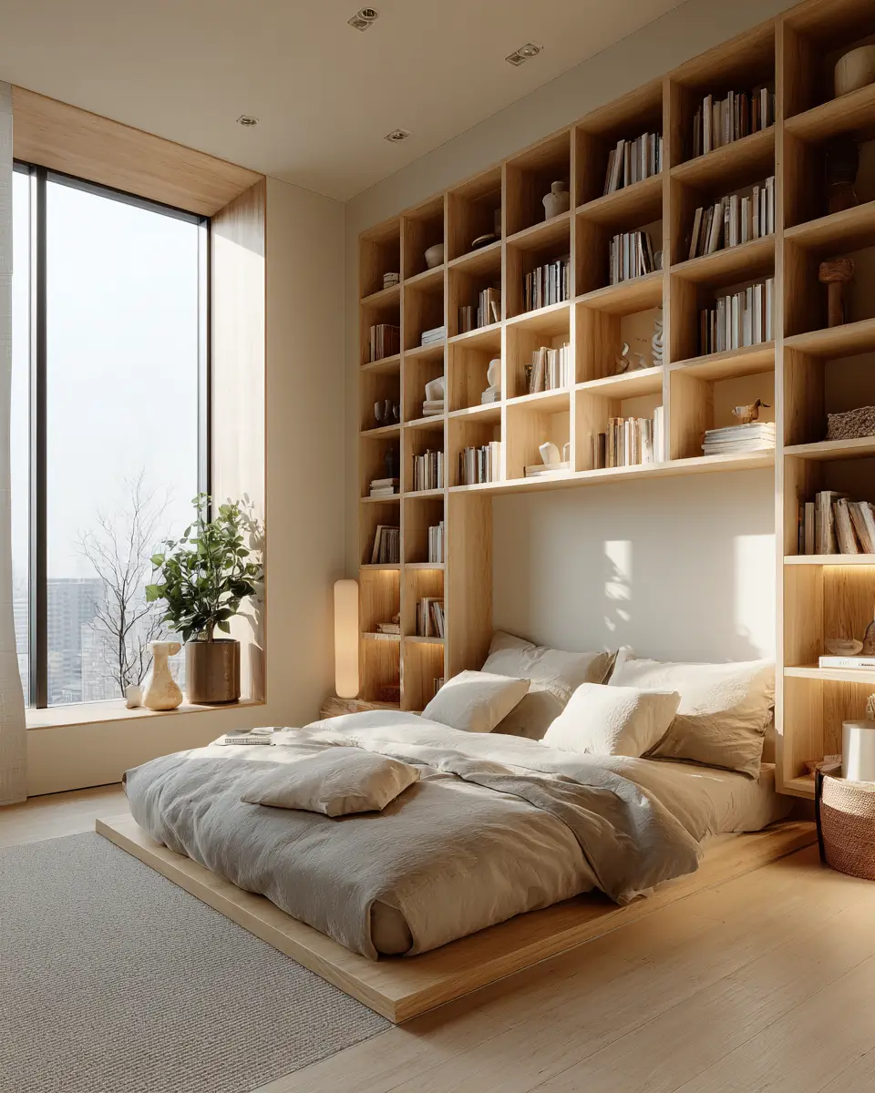 Ivory Japandi Bedroom Decor Ideas