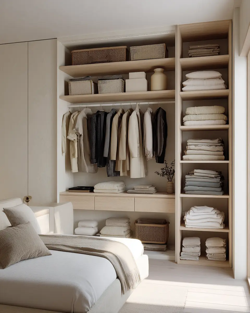 Ivory Japandi Bedroom Decor Ideas