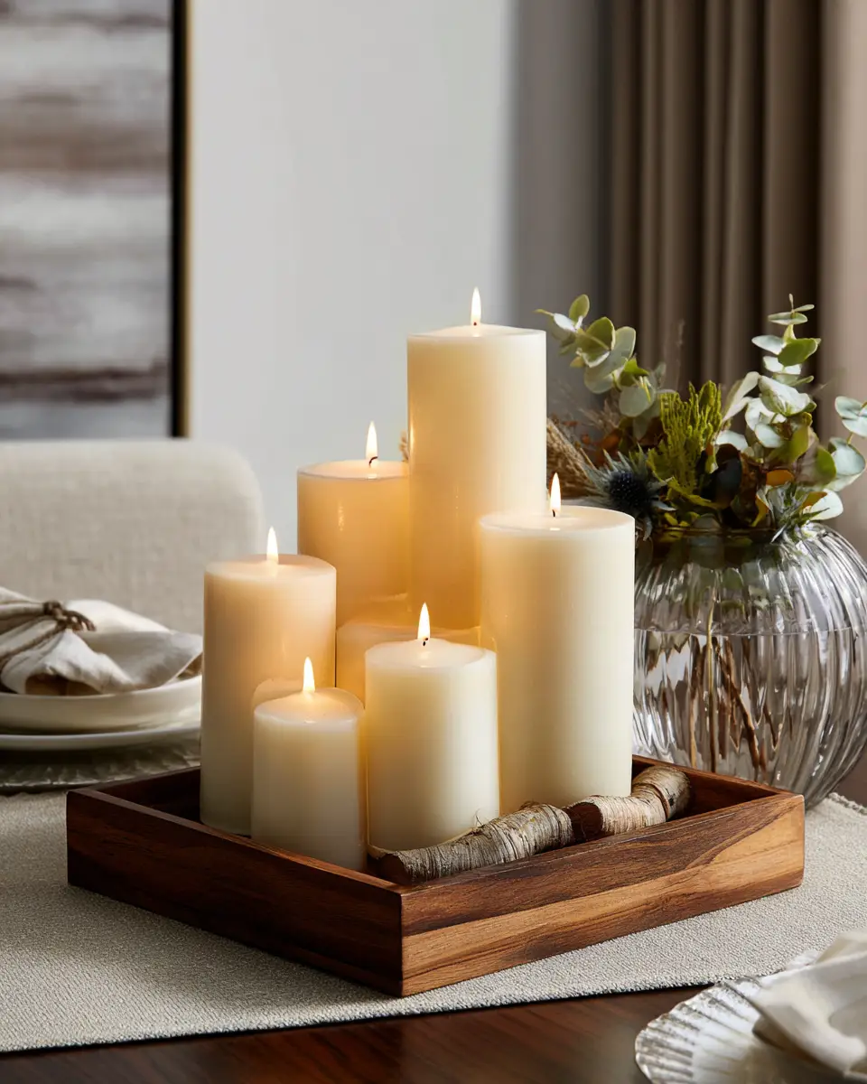 Ivory Japandi Dining Room Decor Ideas - Featured