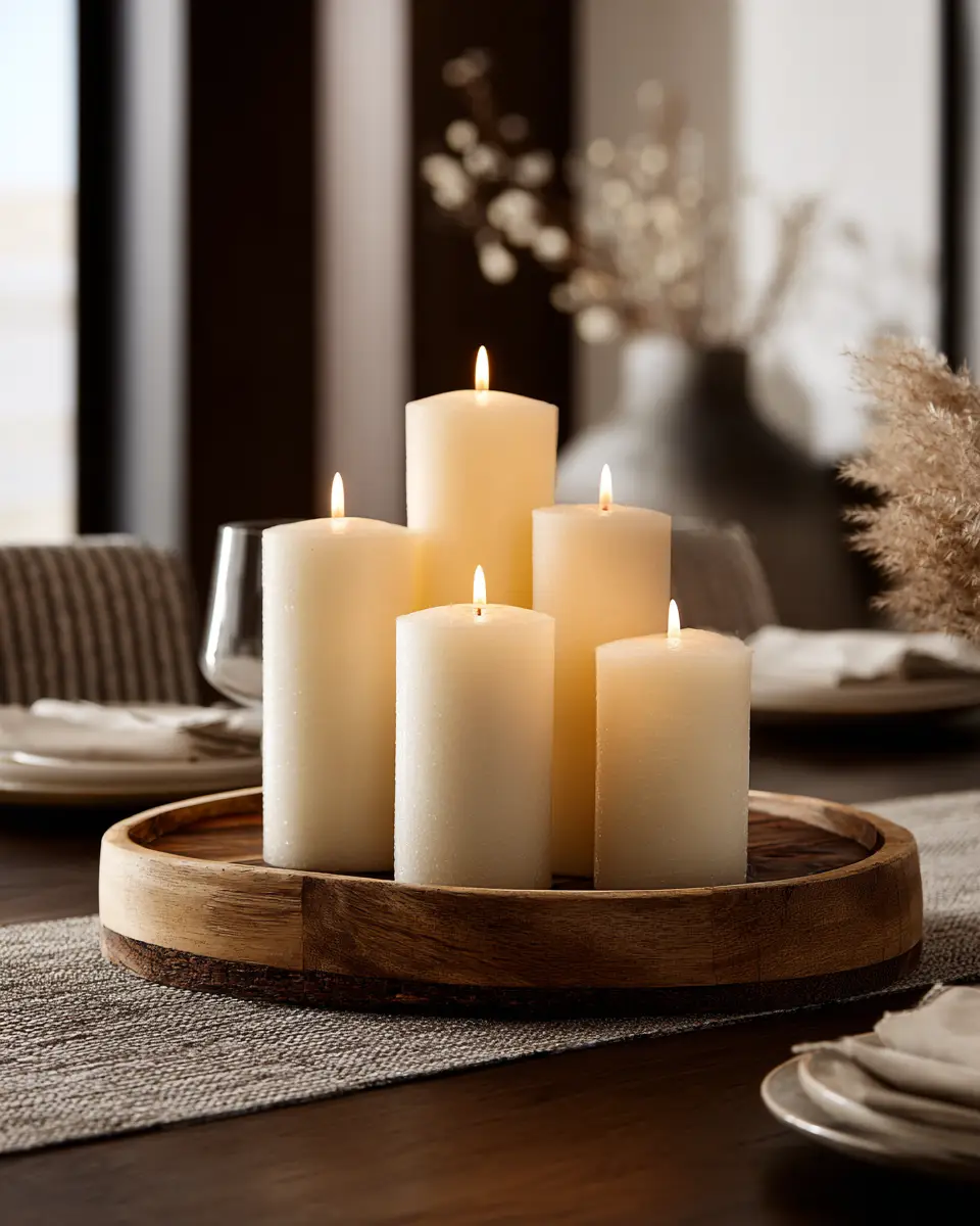 Ivory Japandi Dining Room Decor Ideas