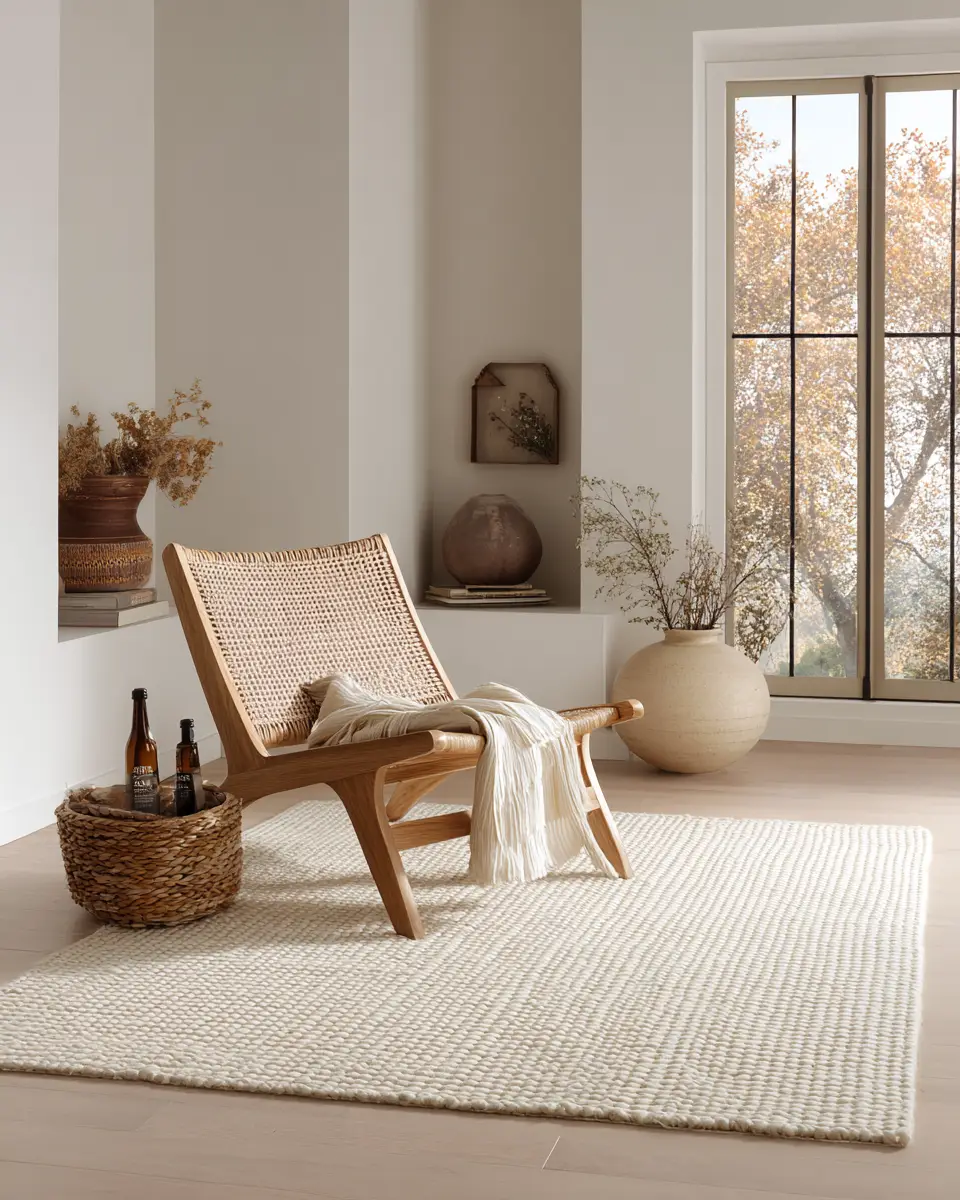 Ivory Japandi Living Room Decor Ideas