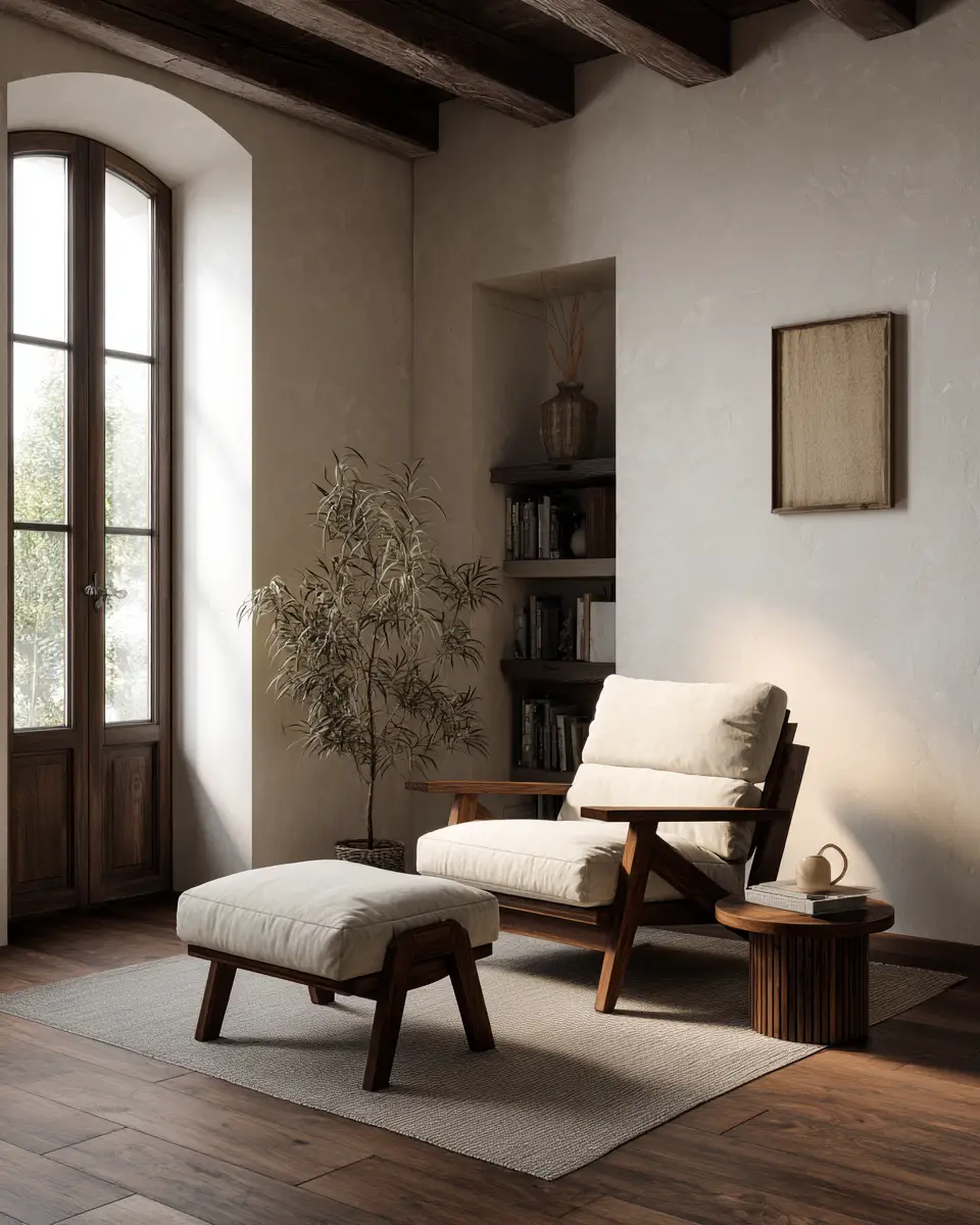 Ivory Japandi Living Room Decor Ideas